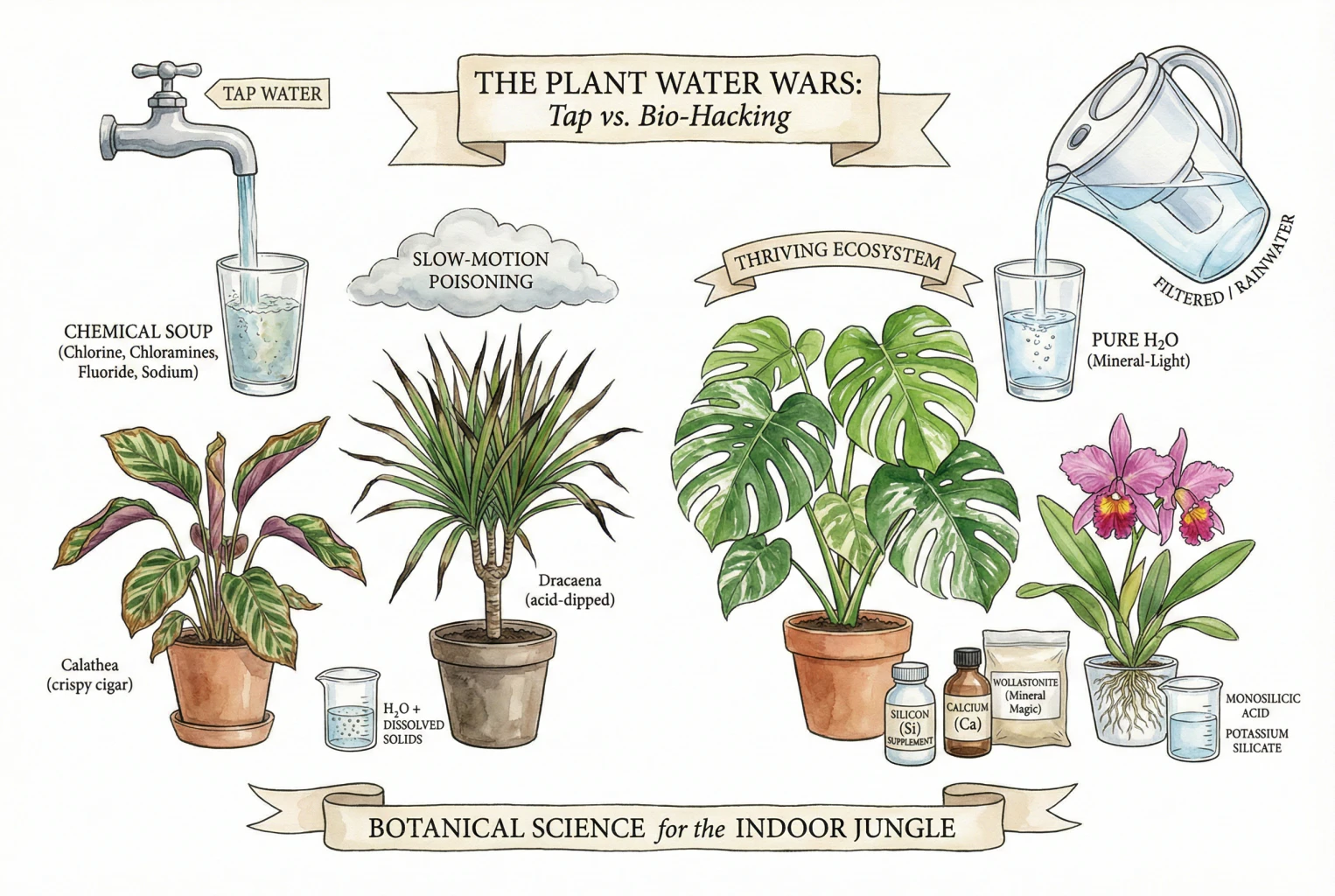 Best Water for Houseplants: The Silicon Solution for Thriving Indoor Jungles
