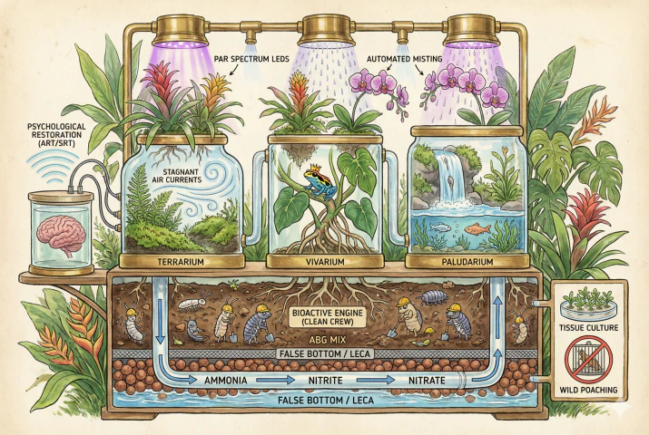 Bioactive Terrarium & Indoor Ecosystems: A Complete 2025 Guide to Vivariums and Paludariums