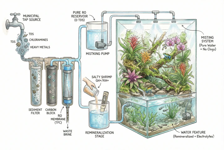 Paludarium RO System Guide: Remineralization & Water Quality