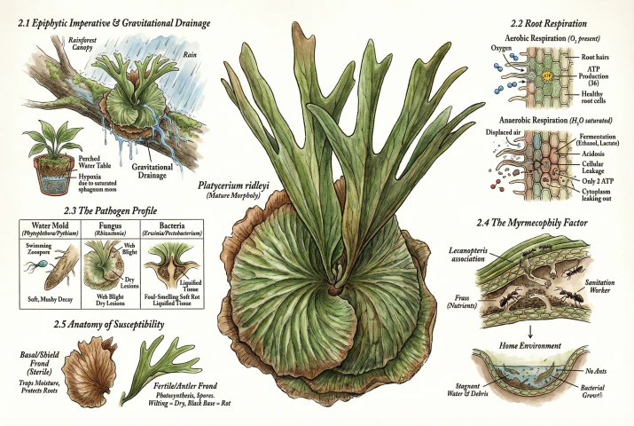Platycerium Ridleyi Rot Prevention: The Ultimate Care & Mounting Guide