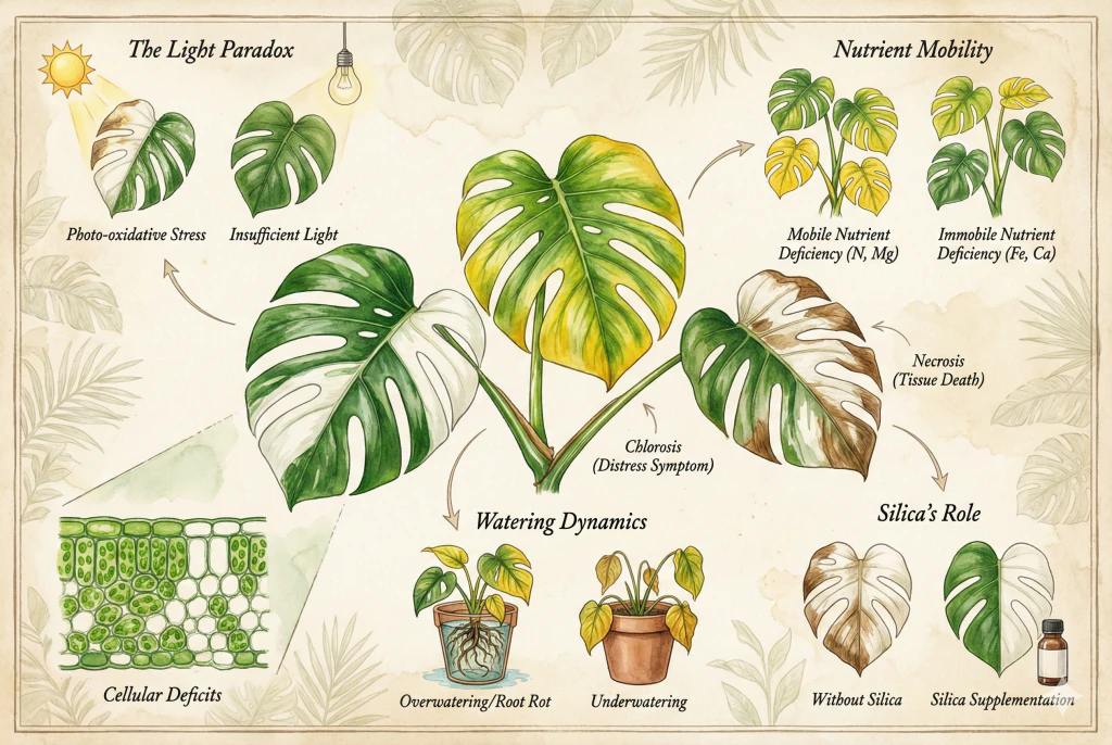 Variegated Leaves Turning Yellow: Causes, Diagnosis, and Expert Fixes