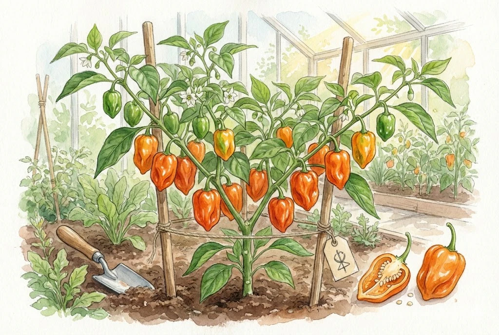 Habanada Pepper Growing Guide: Complete Care & Tips (2026) 1 Habanada Pepper Growing Guide: Complete Care & Tips (2026)