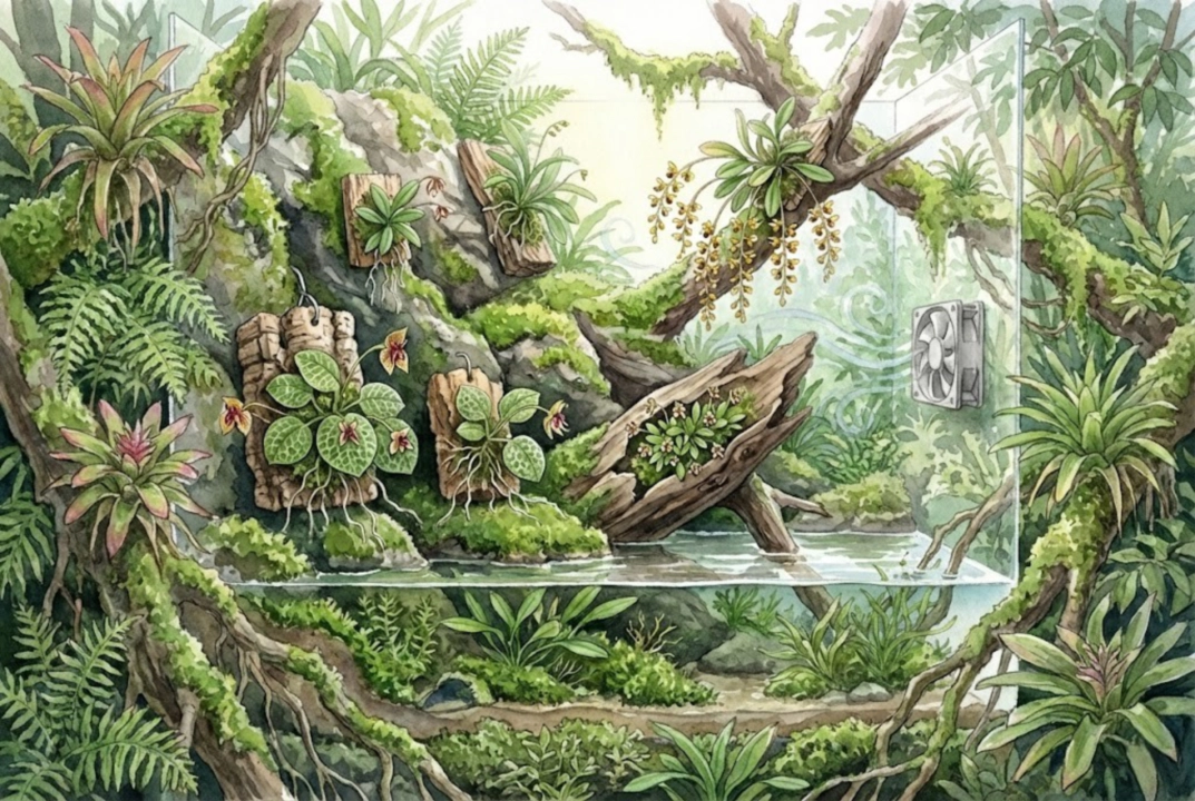 Best Micro Orchids for High Humidity Paludariums