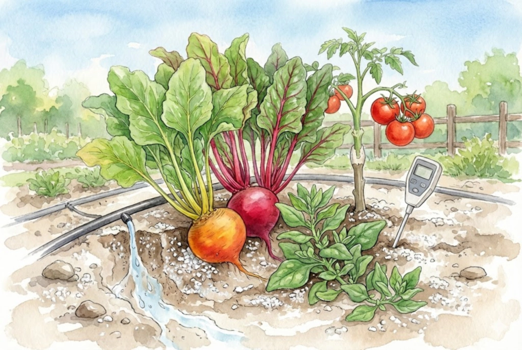 Salinity Tolerant Vegetable Crops: A Guide for Western Gardeners