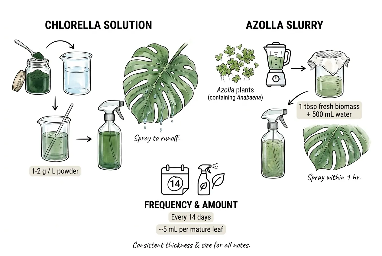 Conceptual illustration of spray bottles and dosing