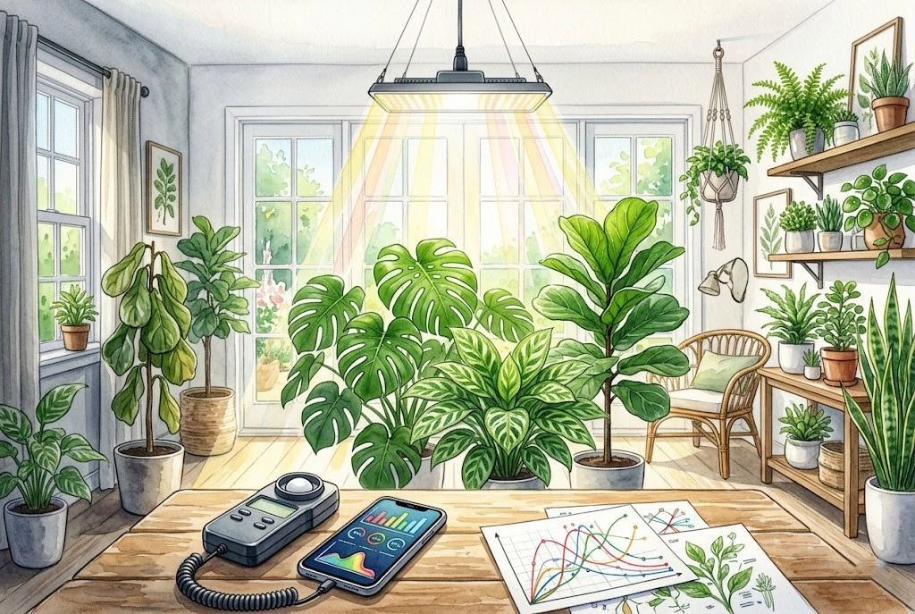 PPFD and DLI for Houseplants: 2026 Light Science Guide