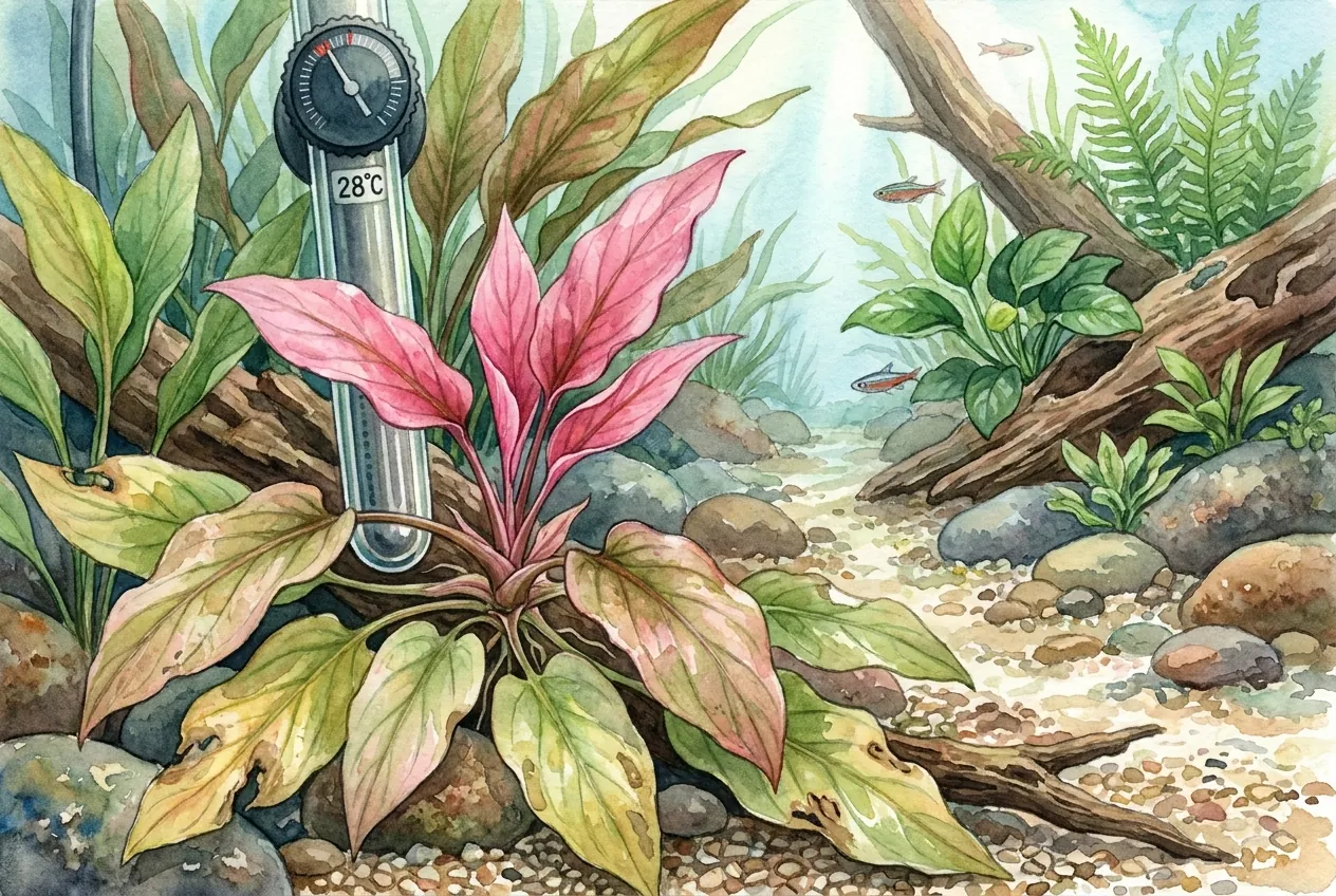 Cryptocoryne Flamingo Pink Loss in Summer Heat: A Practical Guide