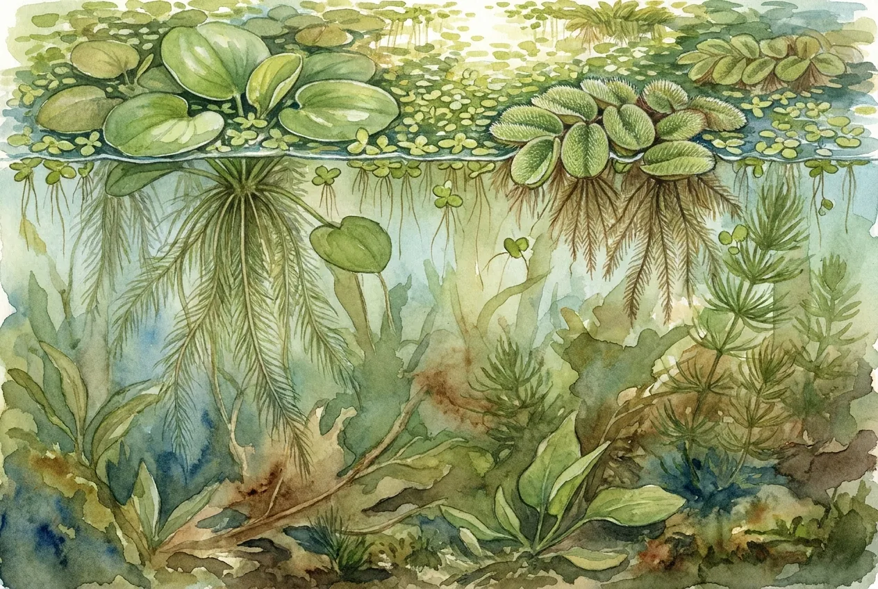 Frogbit vs Salvinia vs Duckweed: Growth & Control