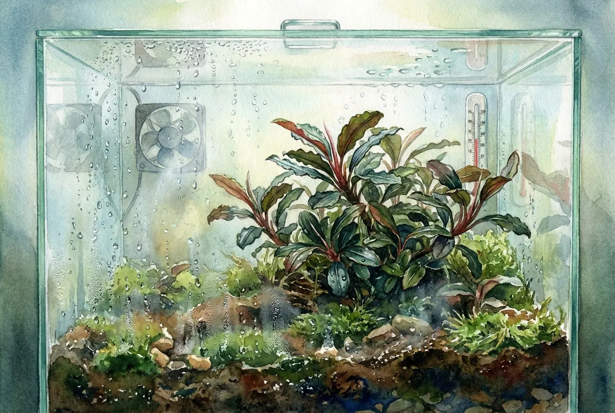 Bucephalandra Emersed Box Overheating Fix