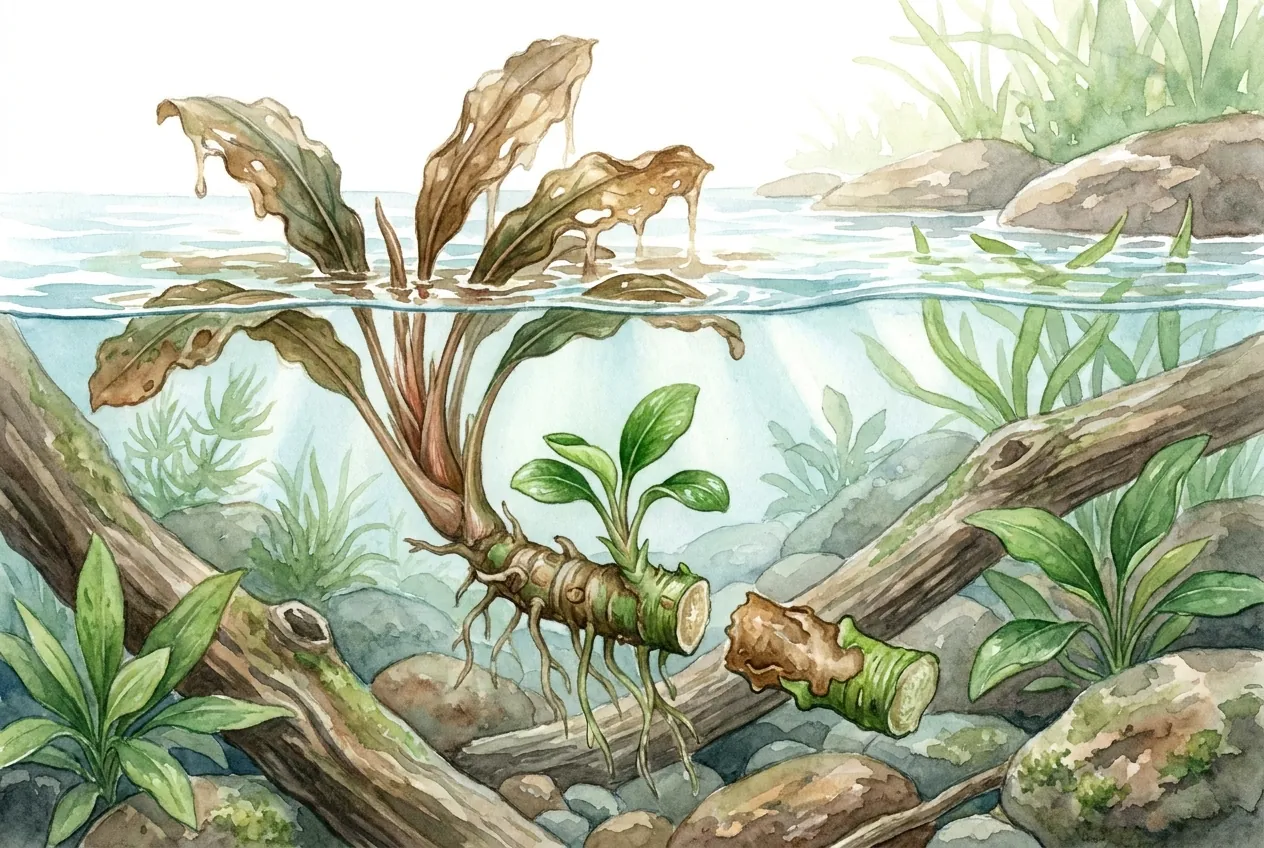 Why Bucephalandra Melts (And How to Save the Rhizome)