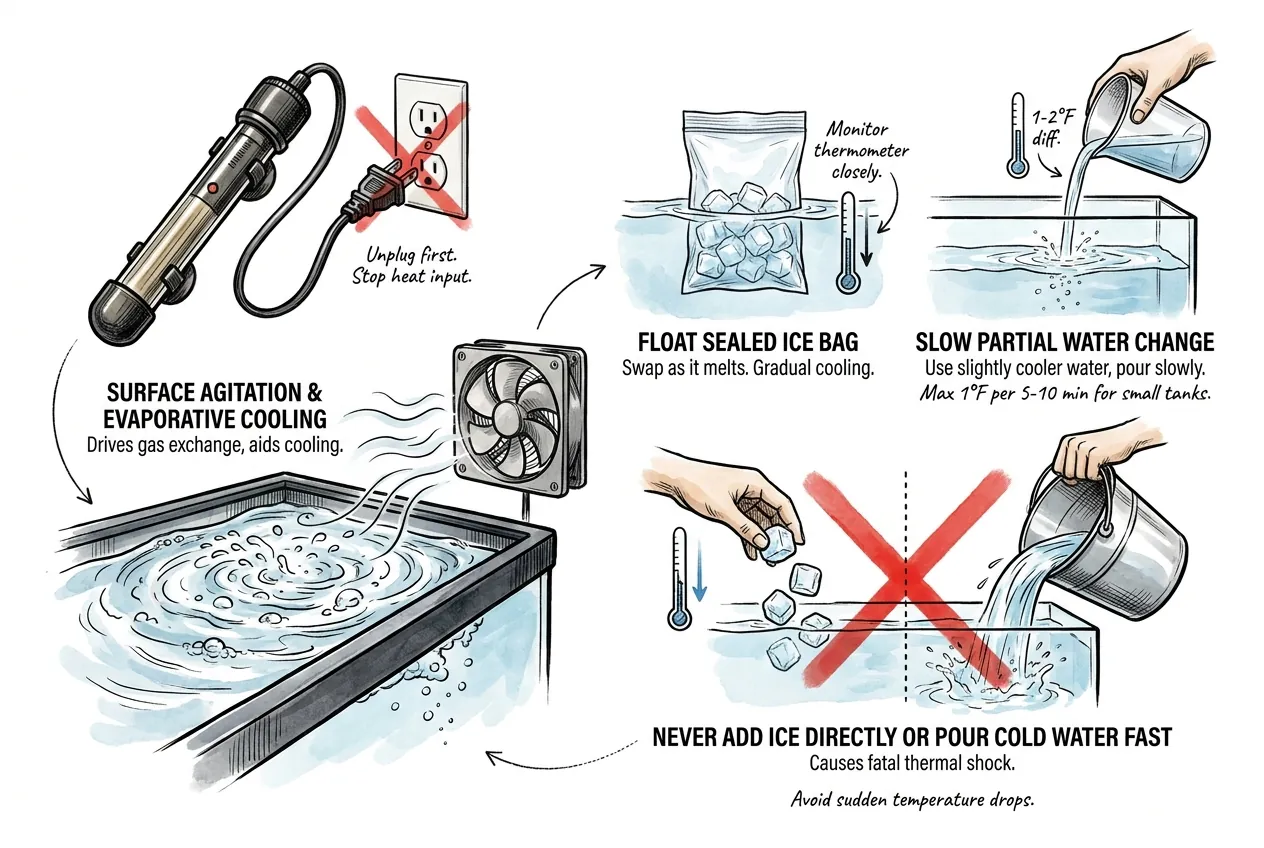Botanical illustration for: Cooling Safely Without Thermal Shock